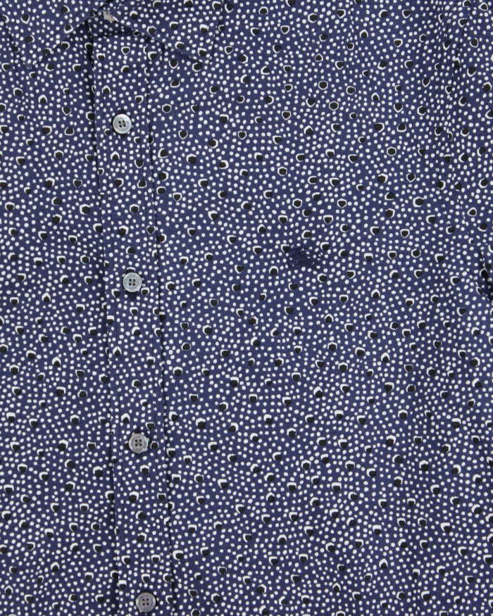 Vintage Y2K 00s Burberry Brit Dotted Print Long Sleeve Shirt - M