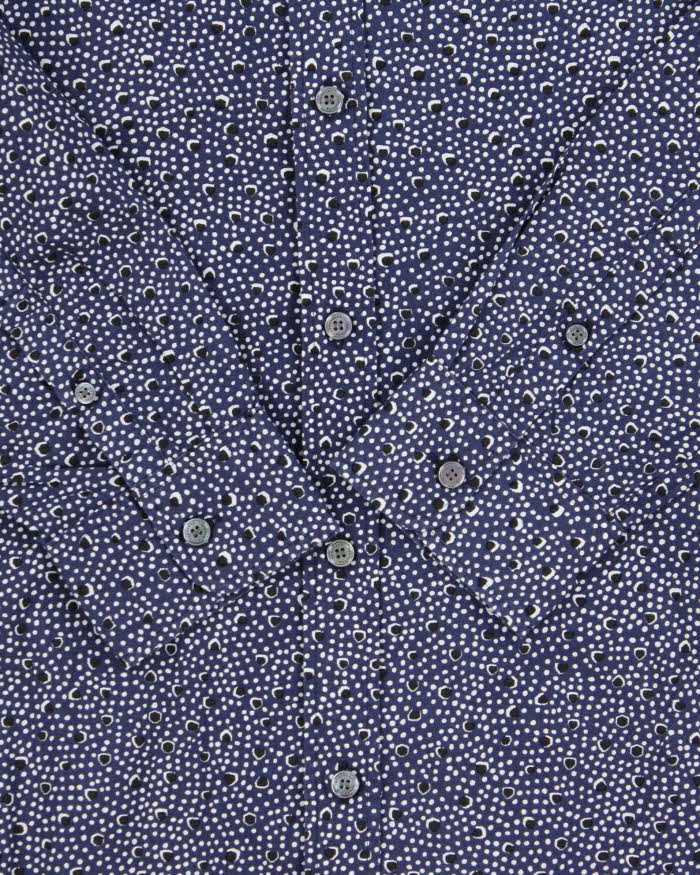 Vintage Y2K 00s Burberry Brit Dotted Print Long Sleeve Shirt - M