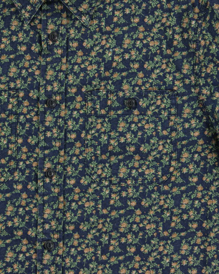 Vintage Ralph Lauren Denim &amp; Supply Floral Long Sleeve Shirt - M