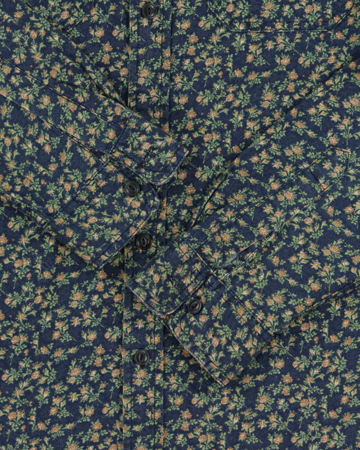 Vintage Ralph Lauren Denim &amp; Supply Floral Long Sleeve Shirt - M