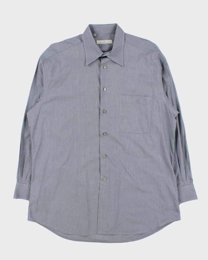 Vintage 1990s Ermenegildo Zegna Striped Long Sleeve Shirt - XL