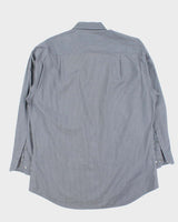 Vintage 1990s Ermenegildo Zegna Striped Long Sleeve Shirt - XL