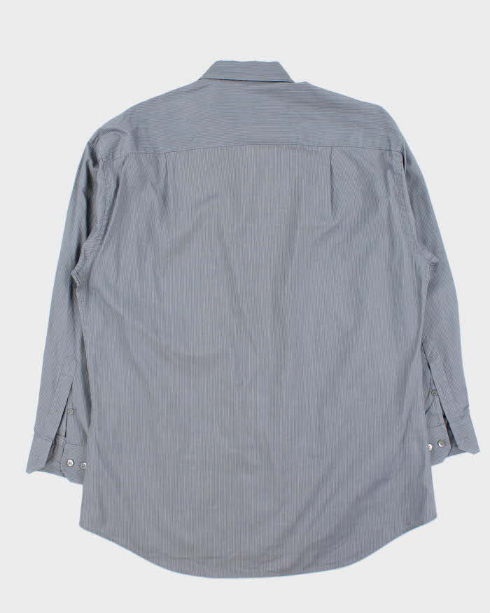 Vintage 1990s Ermenegildo Zegna Striped Long Sleeve Shirt - XL