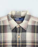 Vintage 1980s Polo Ralph Lauren Oversized Long Sleeve Flannel Shirt - L