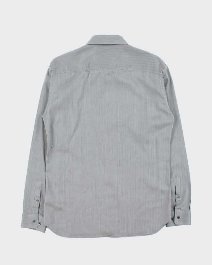 Vintage Burberry Striped Long Sleeve Dress Shirt - L