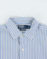 Vintage 00s Polo Ralph Lauren Striped Classic Fit Long Sleeve Shirt - XL