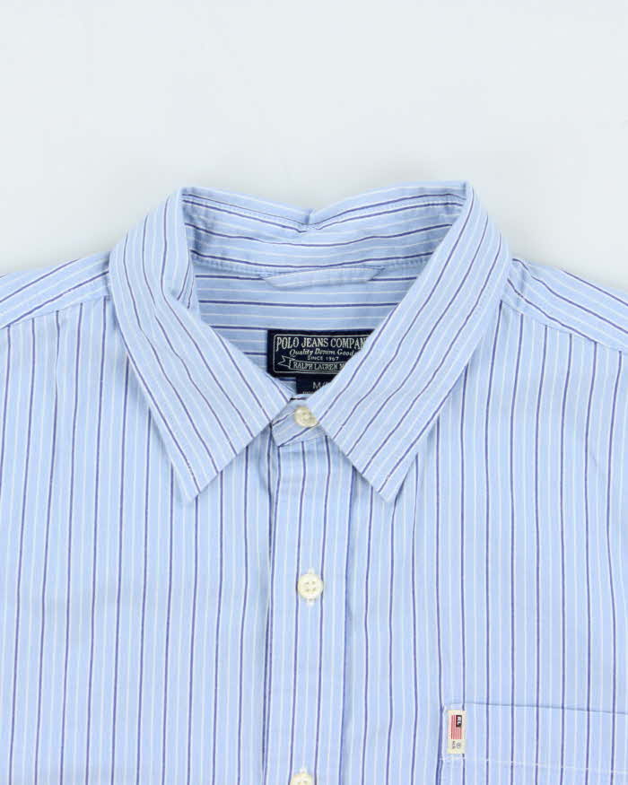 Vintage Y2K 00s Polo Jeans Ralph Lauren Striped Long Sleeve Shirt - M
