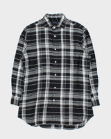 Vintage Polo Ralph Lauren Plaid Linen Long Sleeve Shirt - M