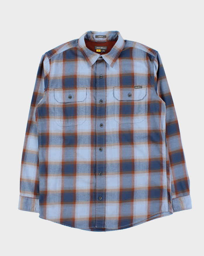 Vintage Eddie Bauer Plaid Classic Fit Long Sleeve Flannel Shirt - M