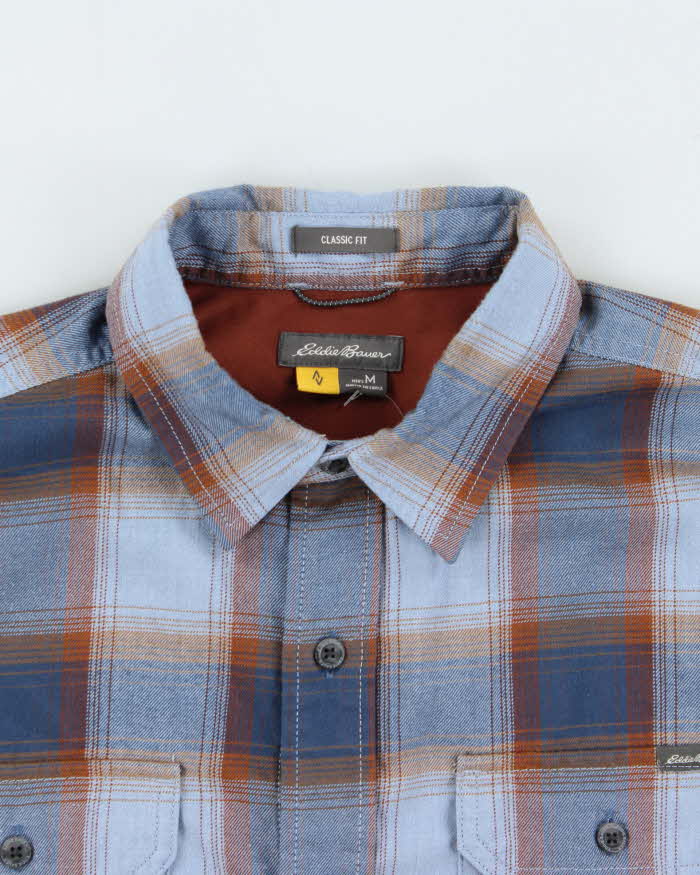 Vintage Eddie Bauer Plaid Classic Fit Long Sleeve Flannel Shirt - M