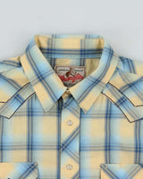 Vintage 00s Wrangler Plaid Snap Button Long Sleeve Western Shirt - L