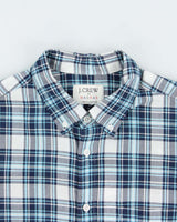 Vintage J.Crew Indian Madras Cotton Plaid Long Sleeve Shirt - M