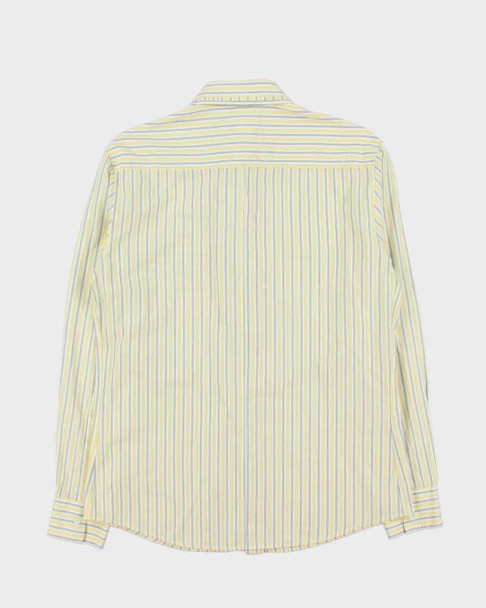 Vintage Y2K 00s Versace Jeans Couture Striped Long Sleeve Shirt - M