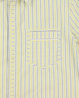 Vintage Y2K 00s Versace Jeans Couture Striped Long Sleeve Shirt - M
