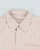 Vintage 1980s Metallic Striped Patterned Long Sleeve Shirt - L