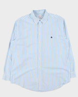 Vintage Brooks Brothers Pima Cotton Striped Long Sleeve Shirt - L