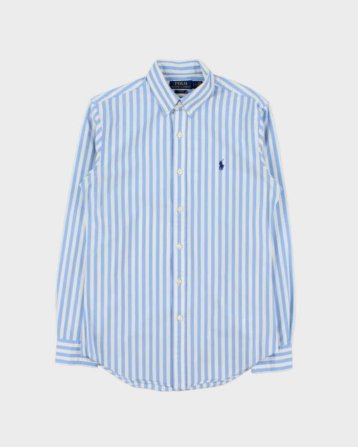 Vintage Polo Ralph Lauren Slim Fit Striped Long Sleeve Shirt - S