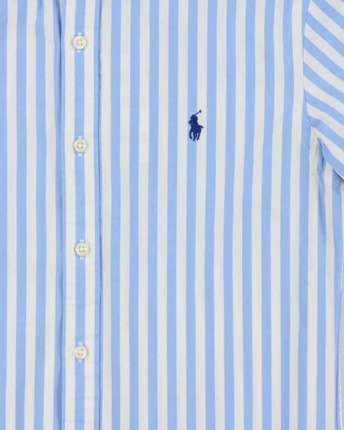 Vintage Polo Ralph Lauren Slim Fit Striped Long Sleeve Shirt - S