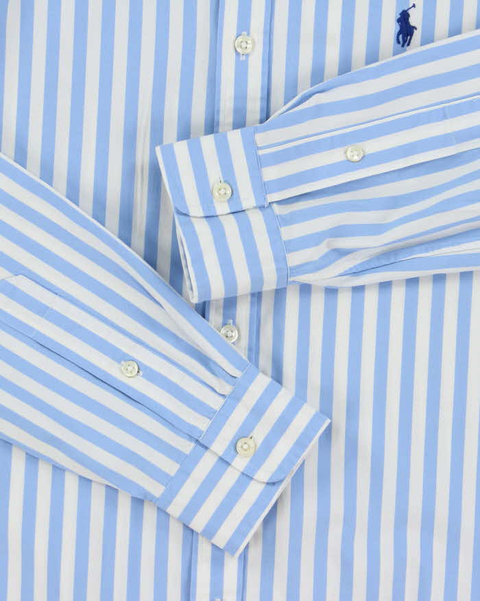 Vintage Polo Ralph Lauren Slim Fit Striped Long Sleeve Shirt - S