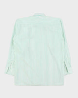 Vintage 1980s Flint UK Made Striped Long Sleeve Shirt - M