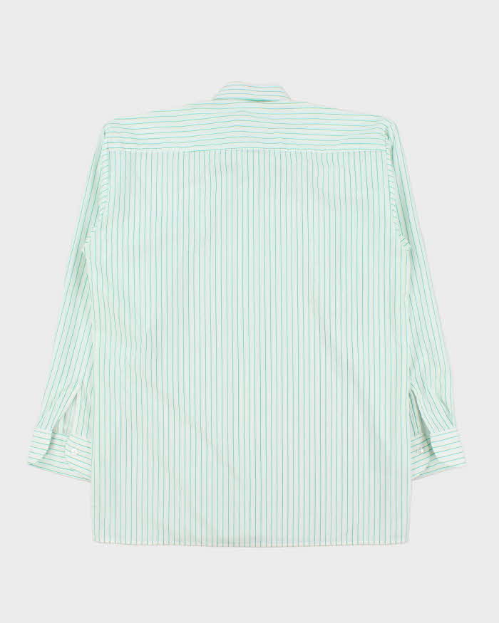 Vintage 1980s Flint UK Made Striped Long Sleeve Shirt - M