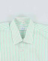 Vintage 1980s Flint UK Made Striped Long Sleeve Shirt - M