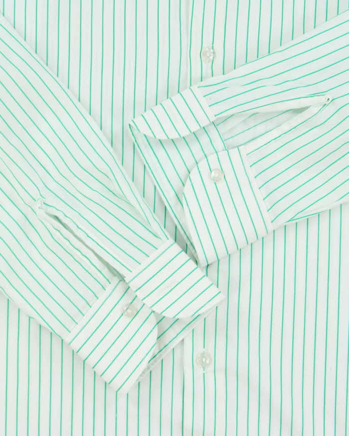 Vintage 1980s Flint UK Made Striped Long Sleeve Shirt - M