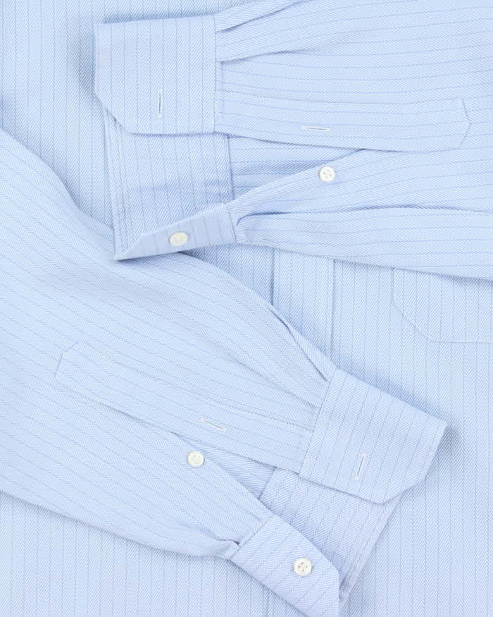 Vintage 1990s Canali Striped Long Sleeve Shirt - M