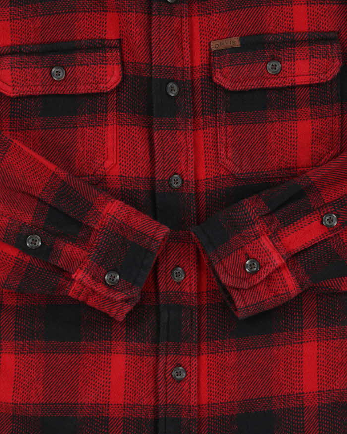 Vintage Orvis Heavyweight Flannel Shirt - M
