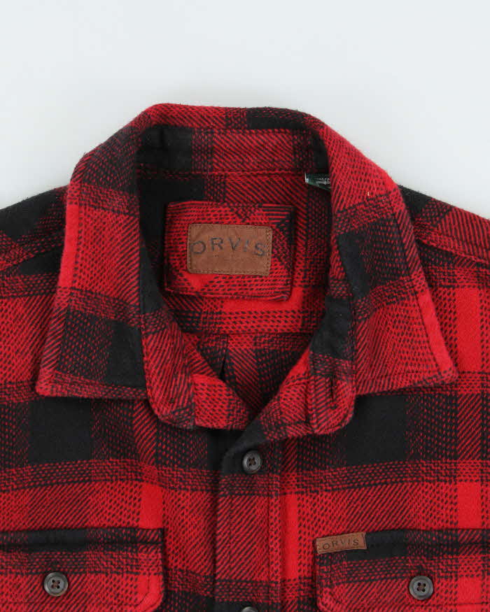 Vintage Orvis Heavyweight Flannel Shirt - M