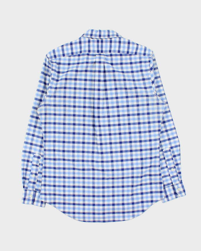 Vintage Polo Ralph Lauren Gingham Slim Fit Long Sleeve Shirt - M
