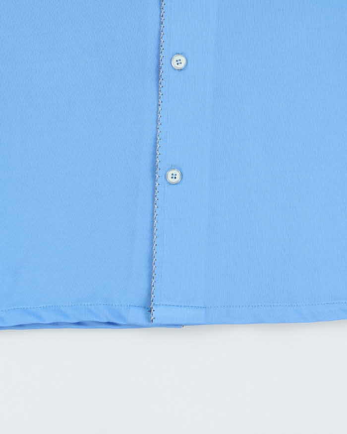 Vintage 1970s Quo Vadis Sky Blue Long Sleeve Shirt - L