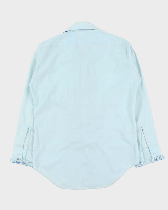 Vintage 1970s Arrow Ruffled Long Sleeve Dress Shirt - M