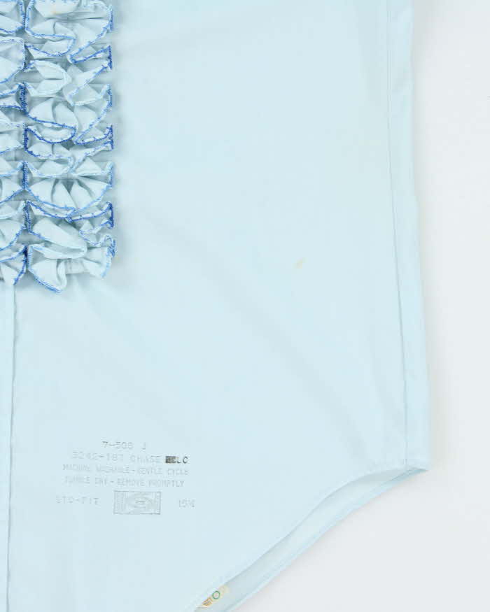 Vintage 1970s Arrow Ruffled Long Sleeve Dress Shirt - M