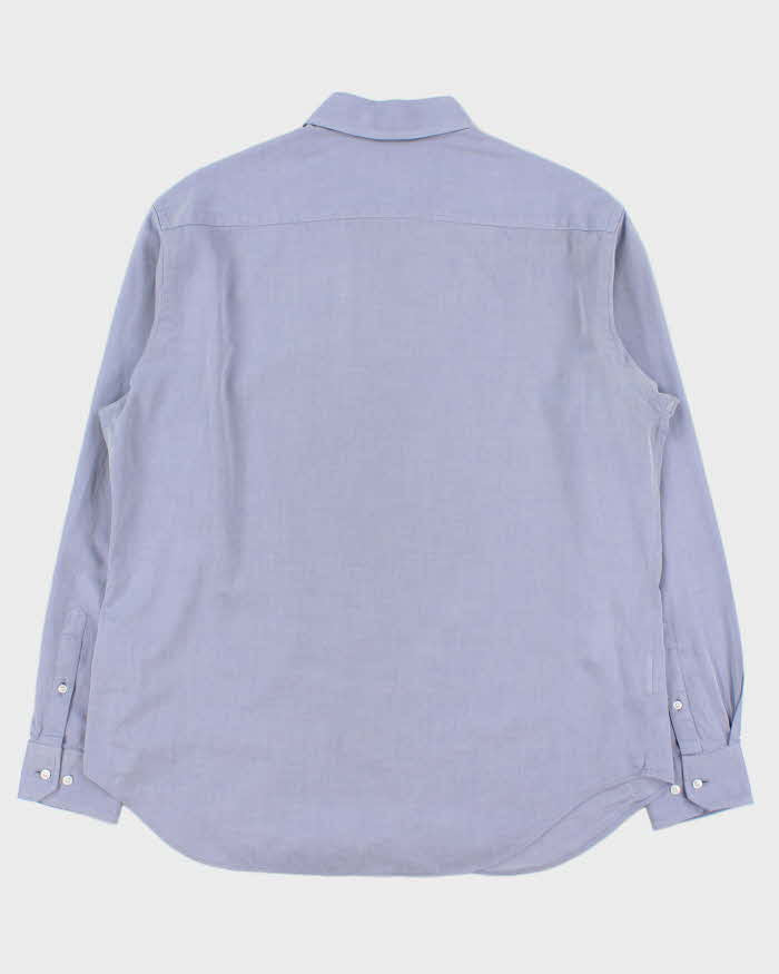 Vintage 00s Giorgio Armani Chambray Long Sleeve Shirt - XXL