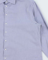 Vintage 00s Giorgio Armani Chambray Long Sleeve Shirt - XXL