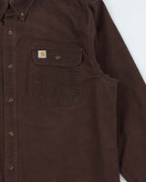 Vintage Carhartt Heavyweight Workwear Shirt - L