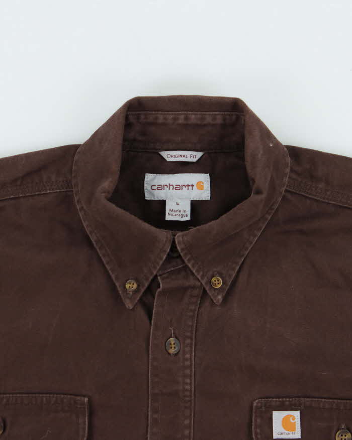 Vintage Carhartt Heavyweight Workwear Shirt - L