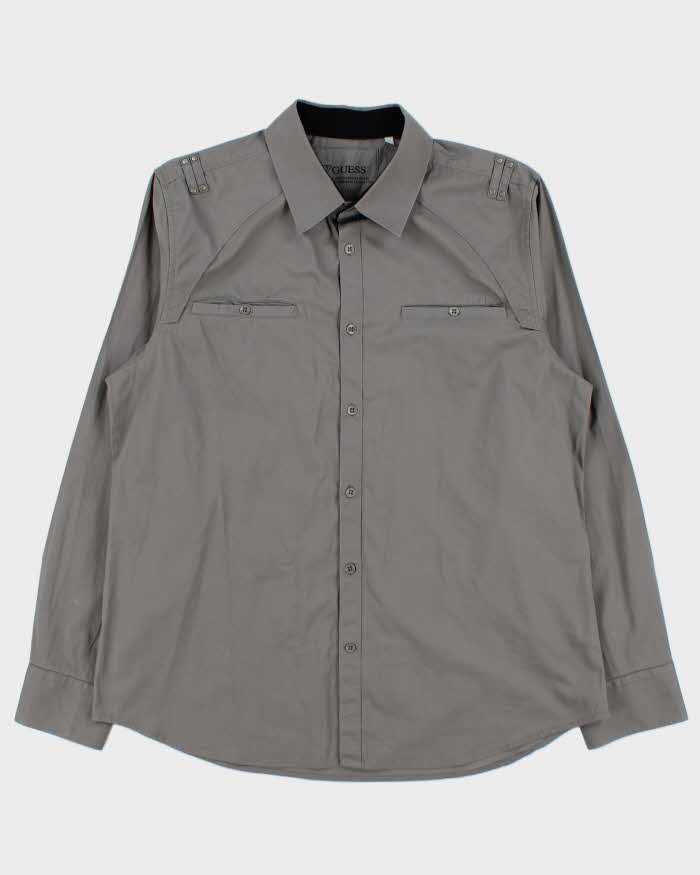 Vintage Y2k 00s Guess Long Sleeve Shirt - XL