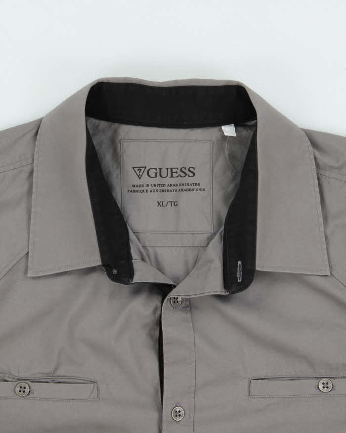 Vintage Y2k 00s Guess Long Sleeve Shirt - XL