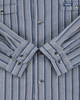 Vintage 1990s Kansai Yamamoto Jeans Japanese Denim Long Sleeve Shirt - XXXL