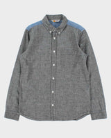 Vintage Carhartt WIP Two-Tone Chambray Long Sleeve Shirt - M