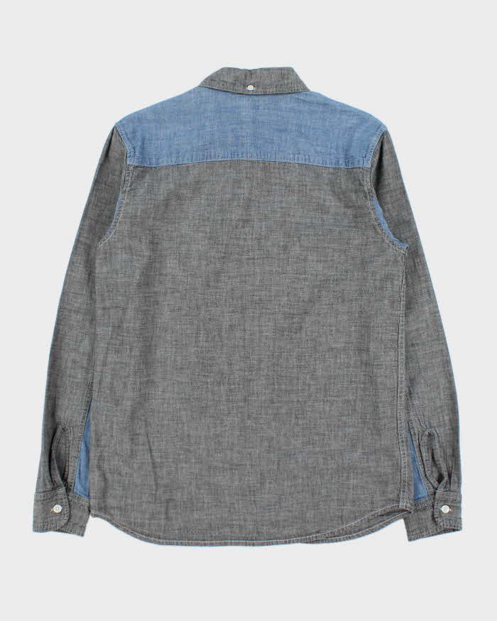 Vintage Carhartt WIP Two-Tone Chambray Long Sleeve Shirt - M