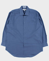 Vintage 1990s Monsieur By Givenchy Subtle Checked Long Sleeve Shirt - L