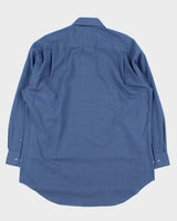 Vintage 1990s Monsieur By Givenchy Subtle Checked Long Sleeve Shirt - L