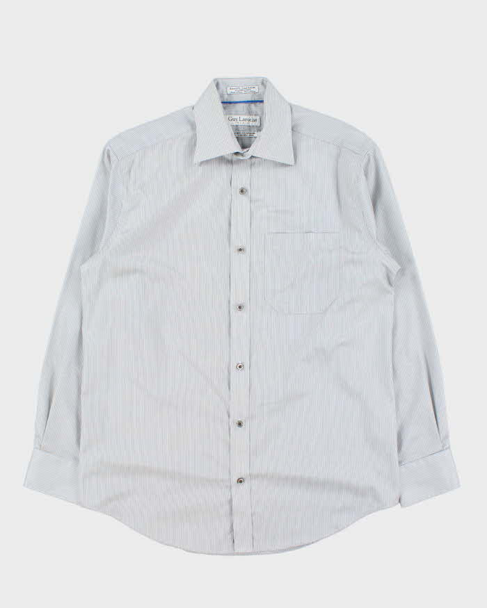 Vintage 1990s Guy Laroche Striped Modern Fit Long Sleeve Shirt - M
