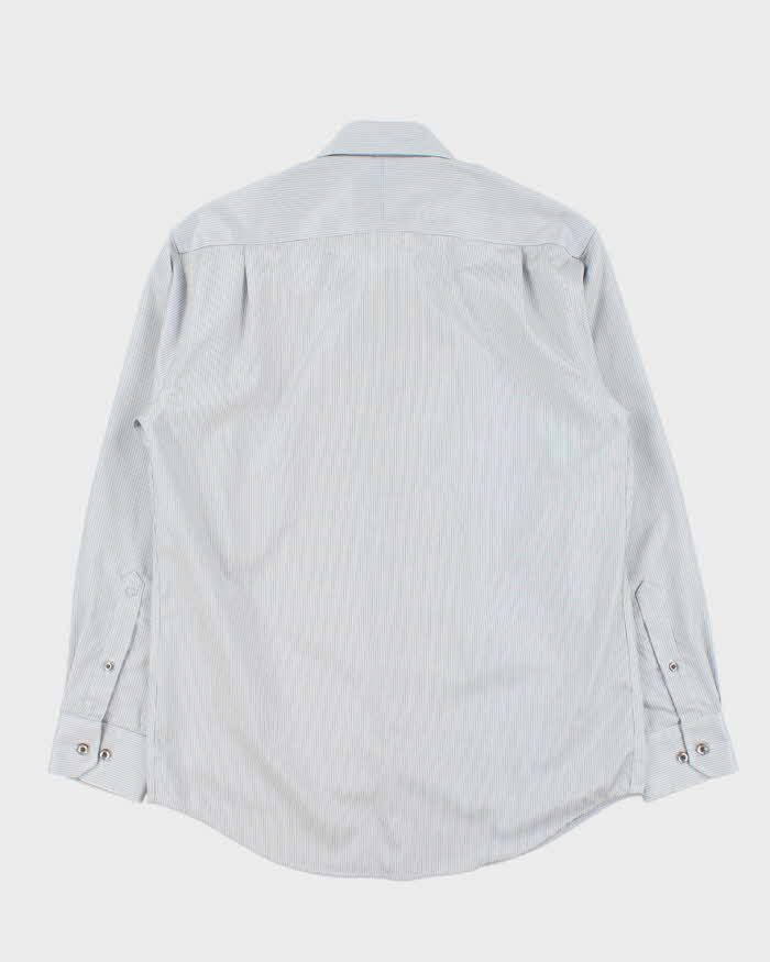 Vintage 1990s Guy Laroche Striped Modern Fit Long Sleeve Shirt - M
