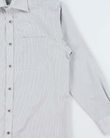 Vintage 1990s Guy Laroche Striped Modern Fit Long Sleeve Shirt - M