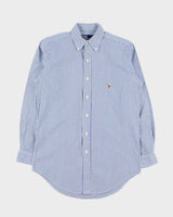 Vintage Early 1990s Polo Ralph Lauren Striped Long Sleeve Shirt - S