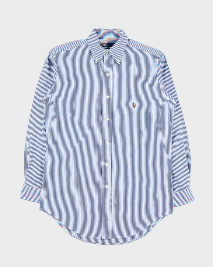 Vintage Early 1990s Polo Ralph Lauren Striped Long Sleeve Shirt - S